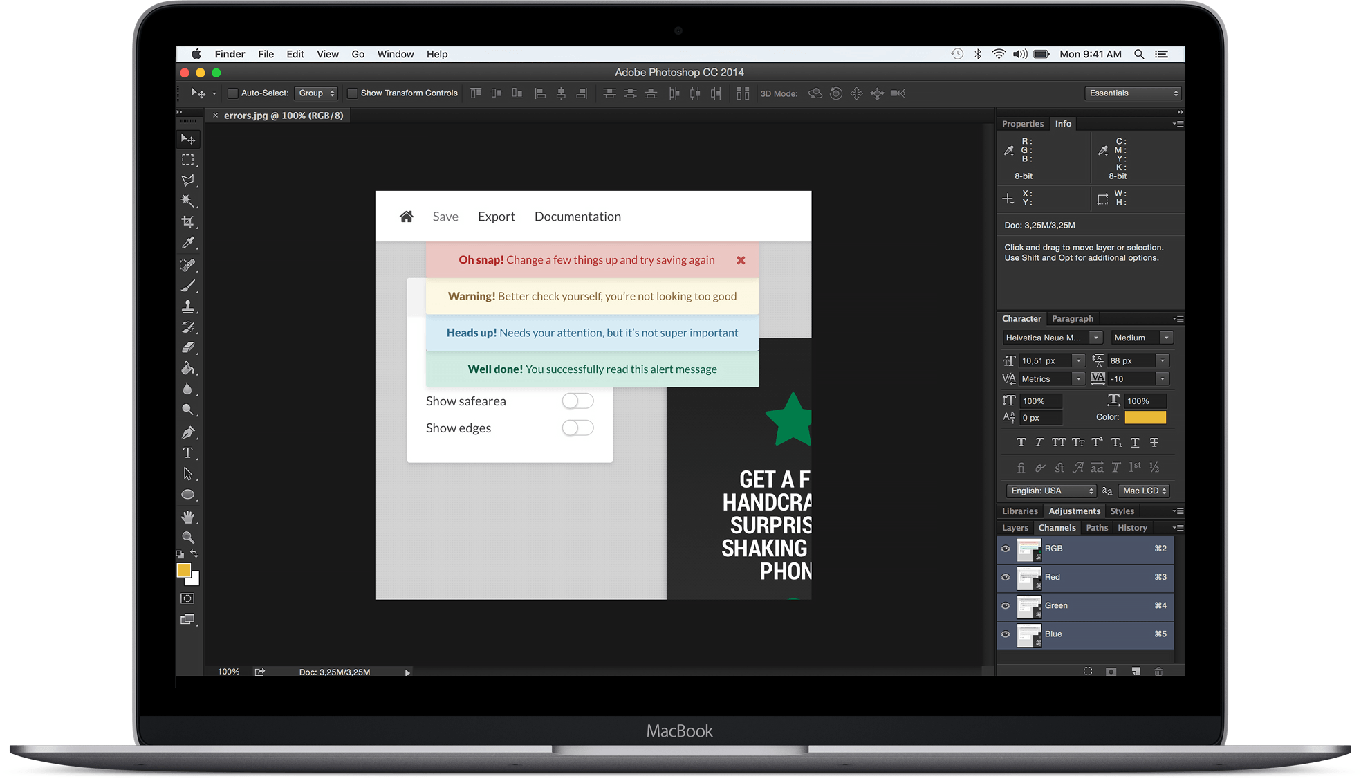 Visual design